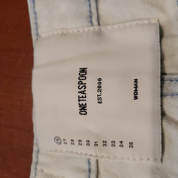 Revolve One Teaspoon Light Blue Jean Shorts. Size 26. - Picture 4 of 4